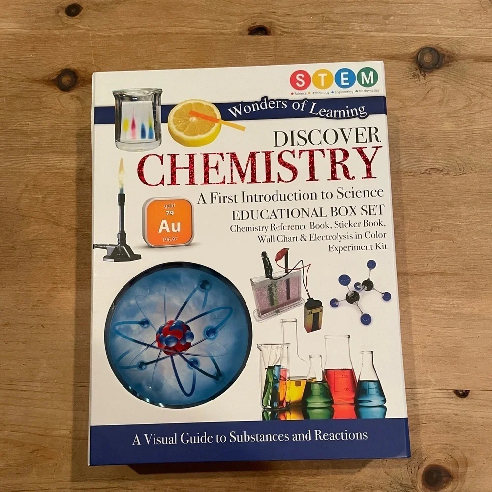 NWT STEM Wonders of Learning Discover Chemistry Kit ages 8 up Science